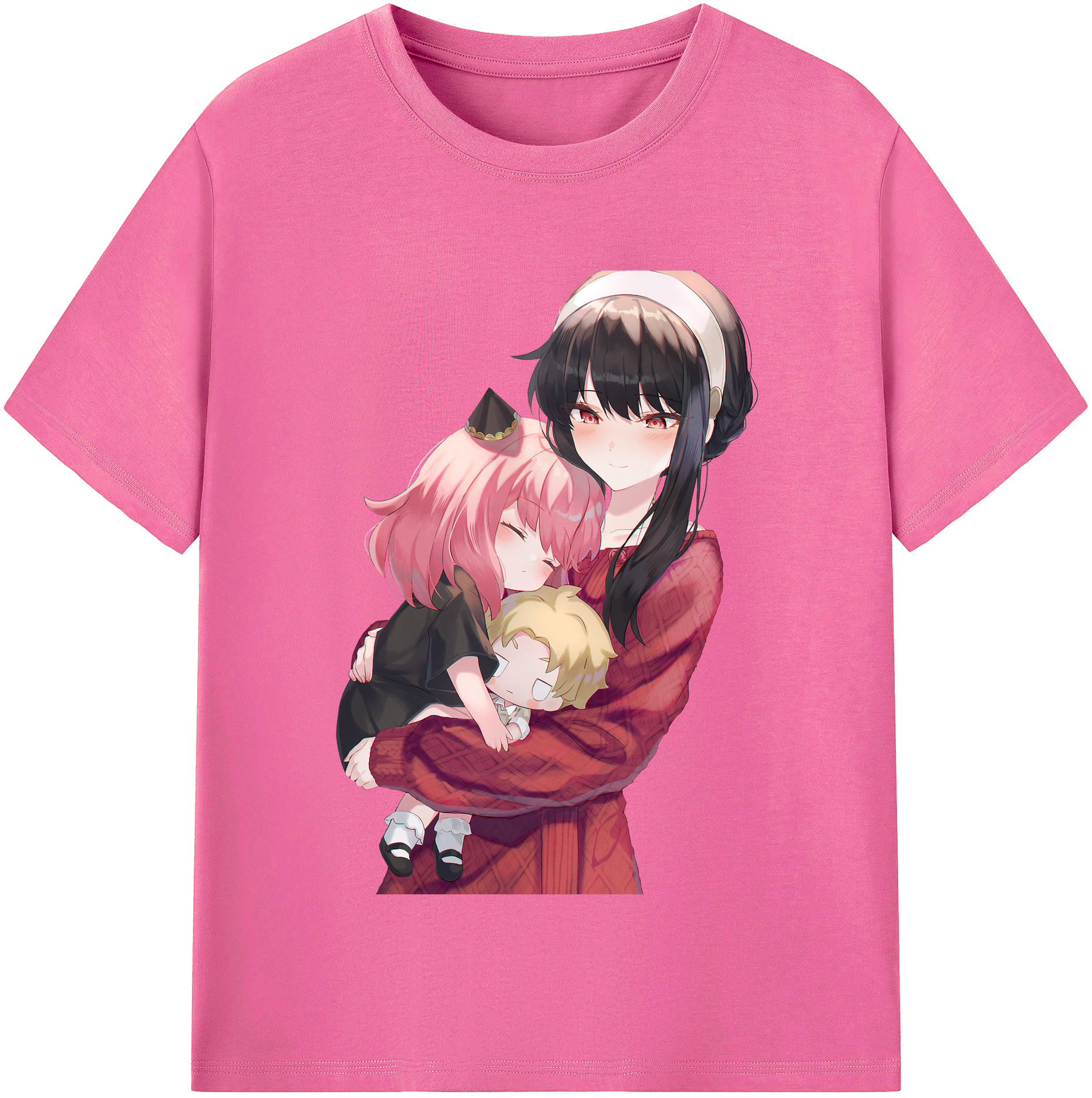 （画像用） SPY×FAMILY间谍家家酒 レディースカジュアルプリントTシャツ（綿100％）